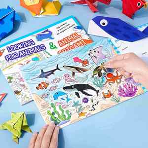 Libro de Actividades Multifuncional para Niños: Reconocimiento de Dinosaurios, Animales Marinos y Entornos Naturales - Product Image 1