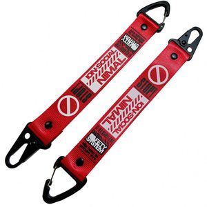 Hot Selling Custom Design 3D Rubber Printing <b>Thick</b> Wrist Keychain Nylon Short Lanyards - Product Image 4