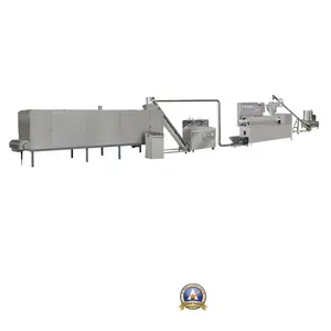 Automatic Textured Soybean Protein Soybean Products Twin Screw Extruder Vegetarian Meat Soya Meat Production Line