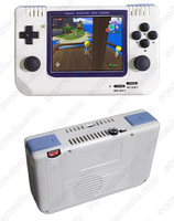 Console de jeu à écran de Signal AV de 3.5 pouces modifiée pour Nintend Wii/Gamecube Portable avec chargeur de boîtier Utilisation de jeu vidéo