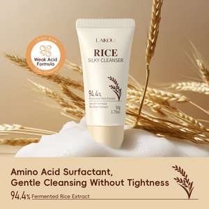 LAIKOU 50g Crème Lavante Visage Douce Nettoyante Hydratante Éclaircissante Réparatrice des <span class=keywords><strong>Pores</strong></span> Réduction des Points Noirs Nettoyant Soyeux au Riz - Product Image 2