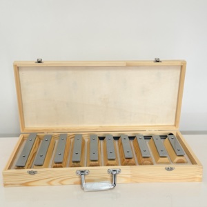 Vente directe du fabricant : Instruments de percussion écologiques, <span class=keywords><strong>Xylophone</strong></span> en bois 10 tons avec mallettes pour enfants 3 ans et plus - Product Image 1
