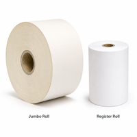 Papier thermique pour imprimante à impression rapide, résistant aux déchirures, pour terminal de paiement anti-roulement, 44*60mm