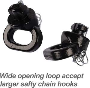 Kit <span class=keywords><strong>d</strong></span>'<span class=keywords><strong>attelage</strong></span> à <span class=keywords><strong>col</strong></span> <span class=keywords><strong>de</strong></span> <span class=keywords><strong>cygne</strong></span> du système <span class=keywords><strong>de</strong></span> rondelle OEM 60618, 30K, boule <span class=keywords><strong>de</strong></span> 2 à 5/16 pouces, convient à la sélection 2500, 3500, chrome 60638 - Product Image 3