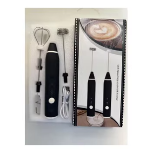 <span class=keywords><strong>Mousseur</strong></span> à <span class=keywords><strong>lait</strong></span> électrique et batteur à œufs manuel en acier inoxydable 304 de haute qualité avec un design moderne et simple, emballage en boîte - Product Image 6