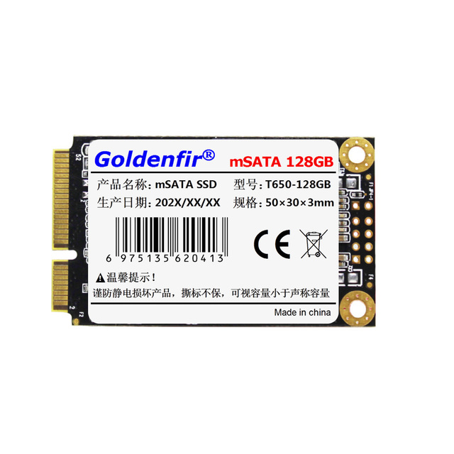 Goldenfir SSD MSATA 60GB SATAIIIinterface Chip Has Stable Performance and High Speed