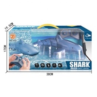 Jouet télécommandé en plastique, étanche, en forme de requin, poisson nageur, vitesse de Simulation, avec télécommande électrique, animaux, pour enfants, 50/2.4G, été