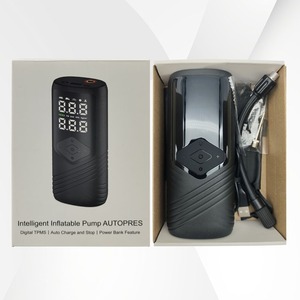 Mini Bomba de Aire Eléctrica Portátil con Pantalla Digital, Tubo de 170 mm, Inflador de Neumáticos para Coche y Bicicleta, Alimentado por Batería de Litio - Product Image 2