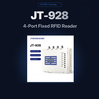 Lector RFID UHF de 2 puertos, módulo de puerta de escritor integrado barato, lector RFID de almacén de largo alcance integrado OEM, 1 unidad