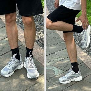 Zapatillas deportivas para hombre al por mayor, con suela gruesa y de perfil bajo, ligeras, con cordones, informales, aptas para todas las estaciones. - Product Image 6
