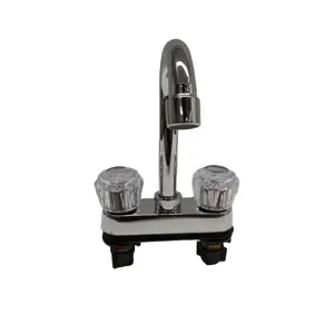 Minwei Stainless Steel Spring Kitchen Sink Faucet with Hot and Cold Water Tap Includes Water Filters