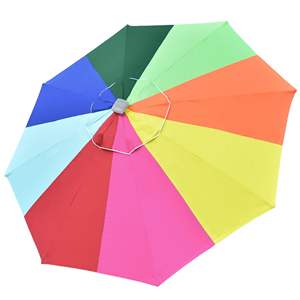 Parapluie droit manuel Db à ouverture rapide, 8 baleines, en tissu pongé imperméable, idéal pour les voyages, les fêtes, la publicité et les cadeaux. - Product Image 1