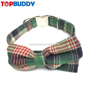 व्यक्तिगत लक्जरी कस्टम कुत्ते धनुष डिजाइन प्रिंट समायोज्य कुत्ते कॉलर - Product Image 6