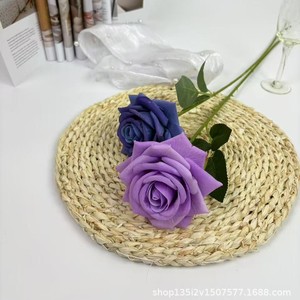 Flores Artificiales Qiye, Rosa de Terciopelo Grande, Decoración para Bodas y Hogar, Estilo Moderno y Romántico - Product Image 4
