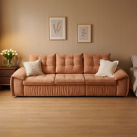 Klappbares Schlafsofa Push-Pull für Kleine Familien Multifunktionales 1,5M Modernes Schlafsofa