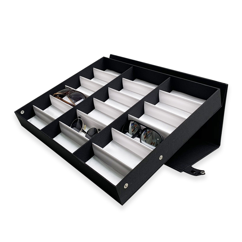 Luxury Leather Optical Eyewear Tray Custom