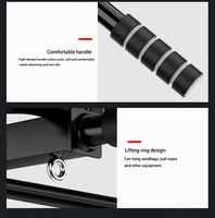 Barre de traction murale robuste en acier inoxydable pour gymnastique à domicile/CrossFit 300kg de charge sans installation de perçage