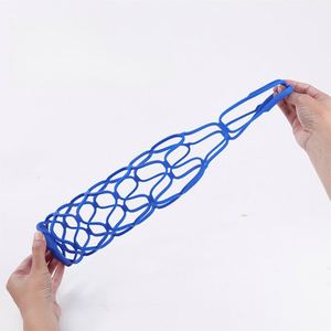 <b>Hot</b> Selling <b>Luxury</b> Eco-Friendly Custom Printed Logo Silicone Handbag for Wine Wrap Cup Coaster & Picnic Mesh Basket - Product Image 2