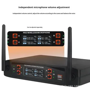 <span class=keywords><strong>ไมโครโฟน</strong></span>ไร้สาย SM57 Professional 2.4G แบบมือถือ ไดนามิก คู่ 58 UHF สำหรับ<span class=keywords><strong>คาราโอเกะ</strong></span>และการแสดงบนเวที แบบรอบทิศทาง - Product Image 5