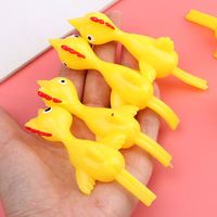 Divertidos Dedos de Pollo de Plástico Elásticos, Juguete Clásico de Lanzamiento para Niños y Niñas de 5 a 7 Años