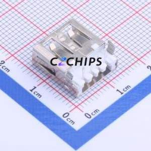 U-A-24DD-W-16 USB Connector Through hole Component (THT) Connector Type-A USB 2.0 Female Sink Board - Product Image 2