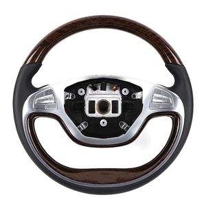 Mejor volante caliente para <span class=keywords><strong>Mercedes</strong></span> <span class=keywords><strong>Benz</strong></span> 14-17 W222 S300 S320 S400 S500 S600 volante de madera de melocotón modificado envío rápido - Product Image 2