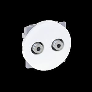 COMETE Tipo F Blanco Doble Multi-Servicio TV Socket Enchufes y enchufes de alta calidad - Product Image 1