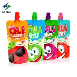 DQ gói 120ml nước giải khát bao bì đứng lên Spout túi nhựa uống Pouch bé thực phẩm Pouch