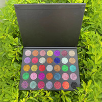 Nouvelle palette de fards à paupières scintillants 35 couleurs – Poudre de maquillage scintillante – Vente chaude pour le commerce international – Exclusivité transfrontalière