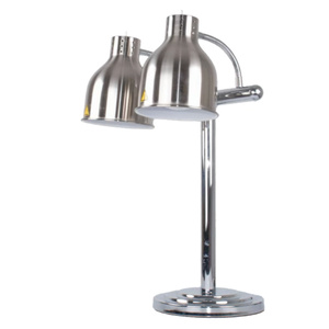 Mode Double Têtes Restaurant Buffet Chauffe Alimentaire Chauffage Lampe Buffalo Chaleur Ampoule Ombre Unité Table Top Réchauffeur De Nourriture Réchauffeur - Product Image 1