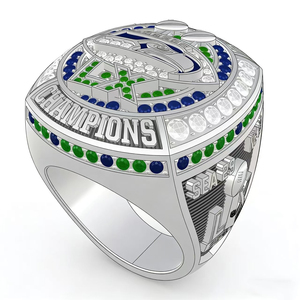 Эксклюзивный дизайн: Мужское памятное чемпионское кольцо из сплава Seattle Seahawks, последняя фанатская серия <span class=keywords><strong>2026</strong></span> года, уже в предзаказе - Product Image 5