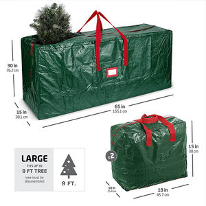 New Durable 9FT Large 3-Piece Foldable Christmas <strong>Tree</strong> <strong>Storage</strong> Bags <strong>Xmas</strong> Decorations <strong>Storage</strong> <strong>Boxes</strong> for Camping Garage Outdoor - Product Image 2