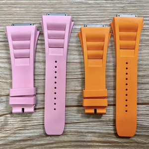 Bracelet de montre en silicone en promotion, 27 mm, en caoutchouc, design poreux, plusieurs couleurs, haute qualité - Product Image 6