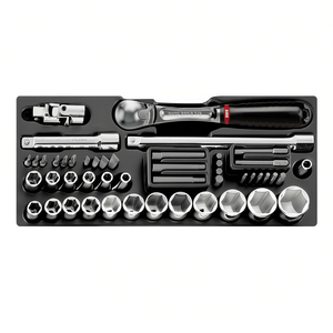 519/607ICEB <b>Tool</b> <b>Storage</b> Set 20 Piece Socket Wrench Kit for Automotive Repair - Product Image 2