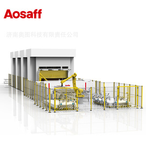 Aosaff Warehouse Fence 100x20 Mesh Powder Coated Steel <b>Wire</b> Isolation <b>Net</b> Workshop Safety Barrier - Product Image 2