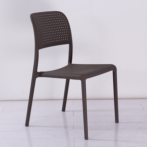 Minimalist <b>Dining</b> <b>Chair</b> Plastic <b>Stackable</b> Adult Modern Design For Home Office Use - Product Image 2