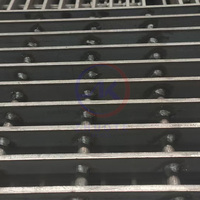 Grille en acier inoxydable robuste antidérapante pour passerelle, plateforme de sol, protection supérieure contre la corrosion, mur extérieur