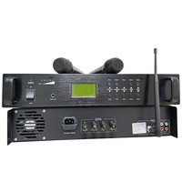 Amplificateur de puissance audio professionnel de 1000W à 6000W avec microphone sans fil UHF, système de sonorisation PA, récepteur et amplificateurs