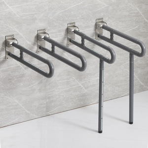 Barre d'appui pliable en acier inoxydable Si Yue pour salle de bain, fixation murale, antidérapante, pliable à 90 degrés, pour la sécurité des personnes âgées et des personnes handicapées - Product Image 3