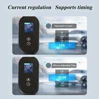 Chargeur portable pour véhicule électrique (VE) J1772, vente en gros, niveau 2, conforme NEMA 14-50, ampérage réglable, 22 kW, 220-380 V, États-Unis/Canada