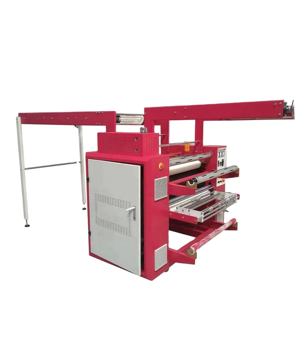 HCM Fast speed Double Sided Printing heat press sublimation transfer printing machine for lanyard and ribbon