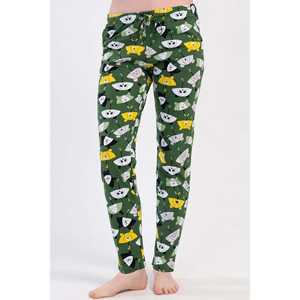 Pijamas de Modal y Spandex Transpirables para Mujer, Cintura Elástica, Logotipo Personalizado, Diseño de Animales y Dibujos Animados, Conjunto de Bata con Bolsillos para Uso Doméstico - Product Image 3