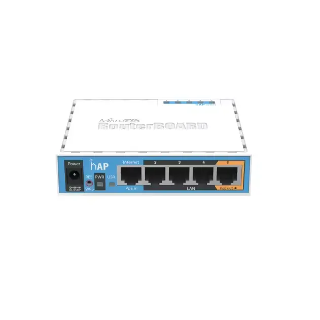 MikroTik RB951Ui-2HnD Wireless Router 2.4GHz 1000mW AP FTTH 5x10/100 Ports WDS/WPS Support