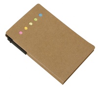 Carnet de bureau personnalisable A5 avec couverture en papier kraft durable, design mignon, reliure thermique, idéal pour la promotion en gros