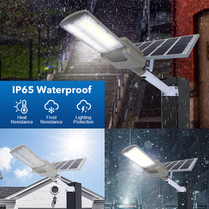 Prix bon marché extérieur étanche moulage sous pression en aluminium 100w 200w 300w 500w 600w 800w lampadaire LED solaire SMD séparé - Product Image 3