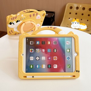 Funda para Tablet <span class=keywords><strong>iPad</strong></span> 10.2 con Diseño de Gato Naranja, Compatible con Apple Air/Pro 11 Pulgadas, Funda de Silicona Personalizada al por Mayor - Product Image 1