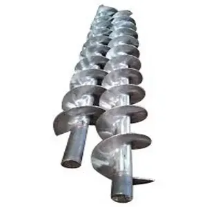 Convoyeur à vis hélicoïdal industriel en acier inoxydable pour la manutention de poudres et granulés dans les usines de traitement, marque Micron India, garantie 1 an - Product Image 3