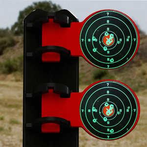 ملصقات هدف دائرية ذاتية اللصق حمراء فلورية للرماية بالقوس والسهم، 200 قطعة، الأكثر مبيعًا - Product Image 6