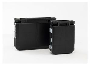 กล่องยาพกพาคุณภาพสูง PP สำหรับ 7 วัน AM & PM 14 ช่องพร้อมฝาปิดแบบแน่นสีดำ - Product Image 2