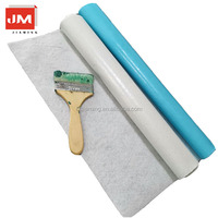 Rouleau de feutre blanc robuste pour peintre, protection auto-adhésive pour sols, décoration, peinture au pistolet et défense des surfaces